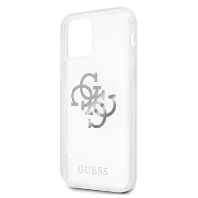 Guess GUHCP12LKS4GSI iPhone 12 Pro Max 6.7" Transparent hardcase 4G Silver Charms Collection