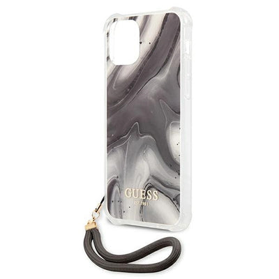 Guess GUHCP12LKSMAGR iPhone 12 Pro Max 6.7" grey/grey hardcase Marble Collection