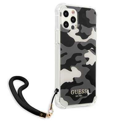 Guess GUHCP12MKSARBK iPhone 12/12 Pro 6.1" black/black hardcase Camo Collection