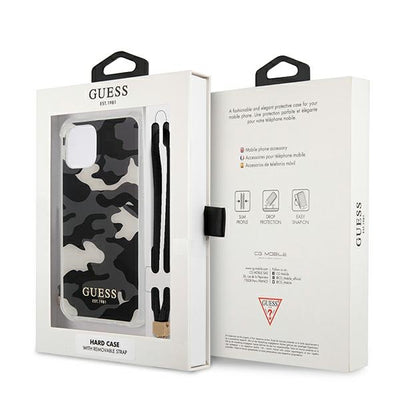 Guess GUHCP12MKSARBK iPhone 12/12 Pro 6.1" black/black hardcase Camo Collection