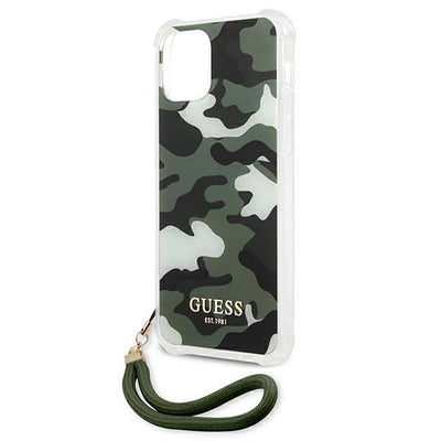 Guess GUHCP12MKSARKA iPhone 12/12 Pro 6.1" green/khaki hardcase Camo Collection