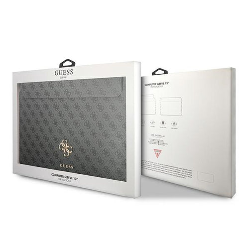 Guess 4G Big Logo case for a 13" laptop - gray