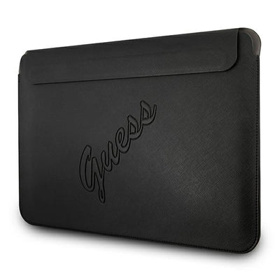 Guess Saffiano Script cover for a 13" laptop - black