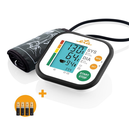 ETA | Upper Arm Blood Pressure Monitor | ETA229790000 | Memory function | Number of users 2 user(s) | 4 | Suitable for h