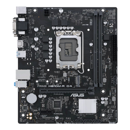 Asus | PRIME H610M-R D4-SI | Processor family Intel | Processor socket LGA1700 | DDR4 DIMM | Memory slots 2 | Supported 