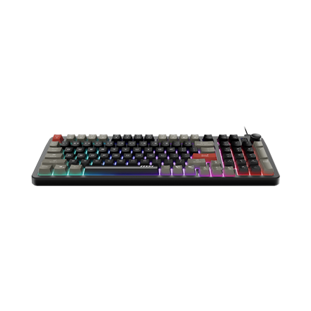 MSI FORGE GK110 US | Gaming keyboard | Wired | US | Membrane | Black