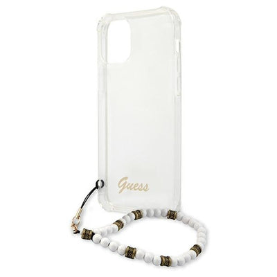 Guess GUHCP12LKPSWH iPhone 12 Pro Max 6.7" Transparent Hardcase White Pearl