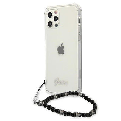 Guess GUHCP12MKPSBK iPhone 12/12 Pro 6.1" Transparent hardcase Black Pearl