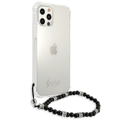 Guess GUHCP12MKPSBK iPhone 12/12 Pro 6.1" Transparent hardcase Black Pearl