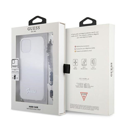 Guess GUHCP12MKPSBK iPhone 12/12 Pro 6.1" Transparent hardcase Black Pearl