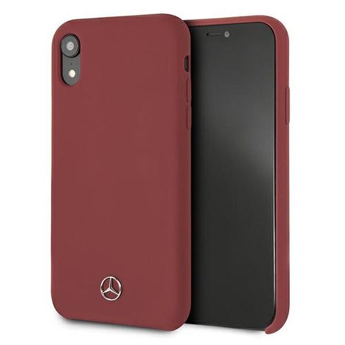 Mercedes Silicone Line iPhone Xr Case - Red