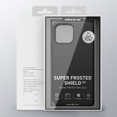 Nillkin Super Frosted Shield Pro durable case, cover for iPhone 13 Pro Max, blue