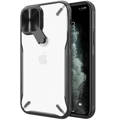 Nillkin Cyclops Case durable case with camera cover and foldable stand for iPhone 13 Pro Max black