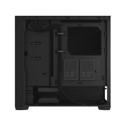 Fractal Design | Pop Silent | Side window | Black Solid | ATX, mATX, Mini ITX | ATX