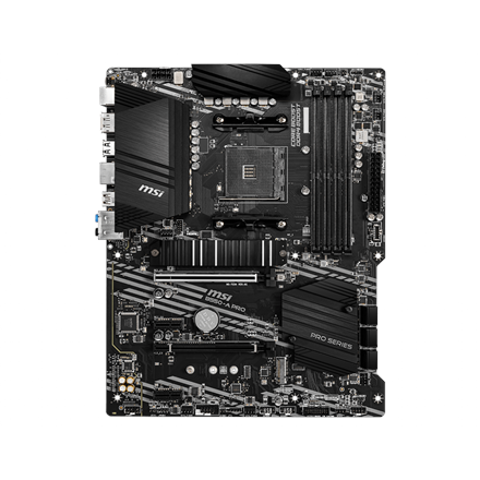 MSI | B550-A PRO | Processor family AMD | Processor socket AM4 | DDR4 DIMM | Memory slots 4 | Supported hard disk drive 