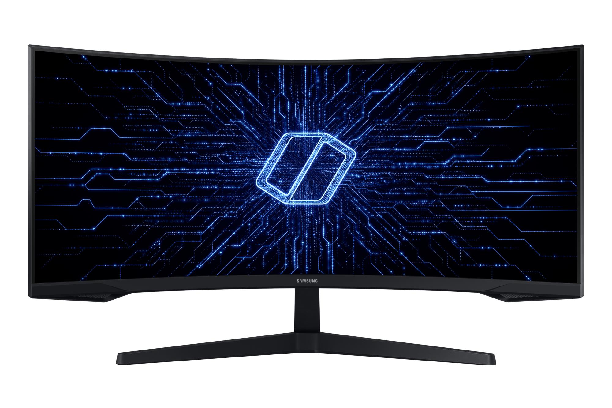 LCD Monitor SAMSUNG Odyssey G5 34" Gaming/Curved/21 : 9 Panel VA 3440x1440 21:9 1 ms Tilt Colour Black LC34G55TWWPXEN