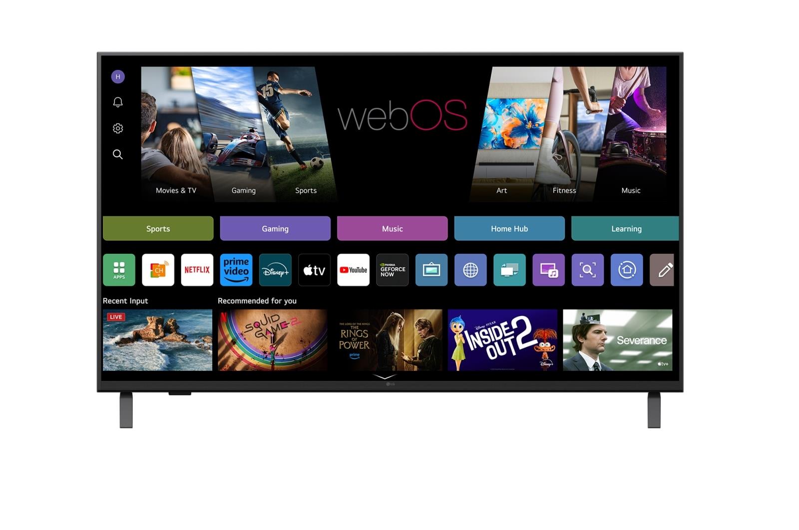 TV Set LG 43" 4K/Smart 3840x2160 Wireless LAN Bluetooth webOS 43UA75003LA