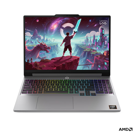 Lenovo LOQ 15AHP11 AMD | Luna Grey | 15.3 " | IPS | WUXGA | 1920 x 1200 pixels | Anti-glare | AMD Ryzen 7 | 250 | 16 GB 