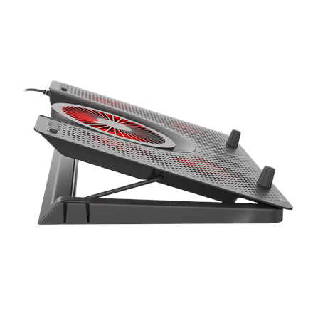 GENESIS Laptop cooling pad, OXID 550 15.6-17.3 5 FANS, LED LIGHT, 1 USB | Genesis | Laptop cooling pad, OXID 550 | Black