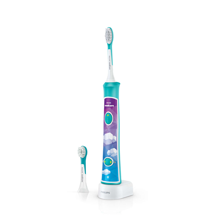 Philips | Sonic Electric toothbrush | HX6322/04 | Rechargeable | For kids | Number of brush heads included 2 | Number of