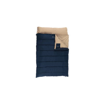 Outwell Contour Lux Deep Blue | Sleeping Bag | 220 x 145 cm | -22 to 12 °C | Both Side Zipper