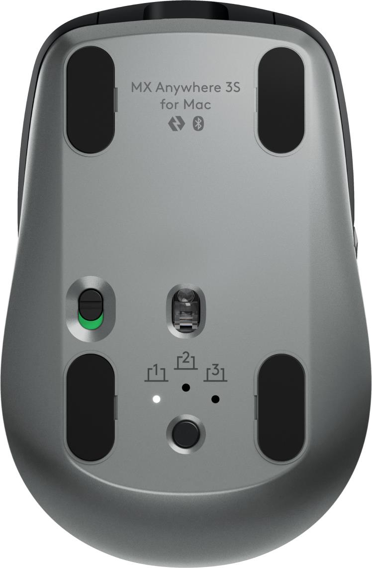 MOUSE USB MX ANYWHERE 3S MAC/SPACE GREY 910-006947 LOGITECH