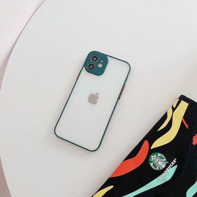 Milky Case silicone flexible translucent case for Samsung Galaxy A42 5G dark green — Hurtel