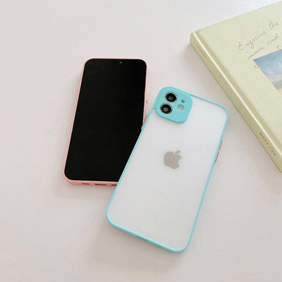 Milky Case silicone flexible translucent case for Samsung Galaxy S21+ 5G (S21 Plus 5G) blue — Hurtel