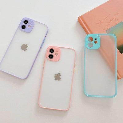 Milky Case silicone flexible translucent case for Samsung Galaxy A72 4G blue — Hurtel