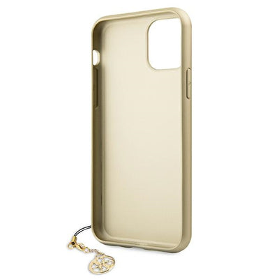 Guess GUHCN61GF4GGR iPhone 11 6.1" / Xr grey/gray hard case 4G Charms Collection