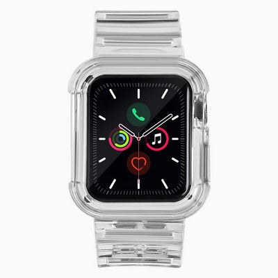 Silicone Band Strap Bracelet Case Strap Light Set for Apple Watch 42mm - Black — Hurtel