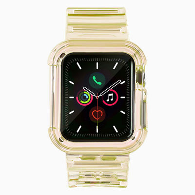 Silicone Band Strap Bracelet Case Strap Light Set for Apple Watch 42mm - Yellow — Hurtel