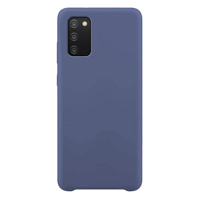 Silicone Case Soft Flexible Rubber Cover for Samsung Galaxy A03s blue — Hurtel