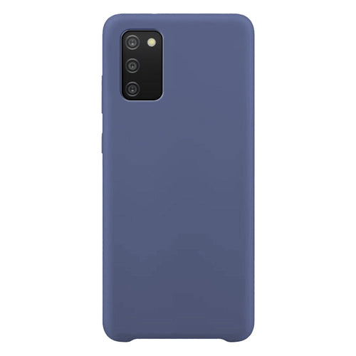 Silicone Case Soft Flexible Rubber Cover for Samsung Galaxy A03s blue — Hurtel