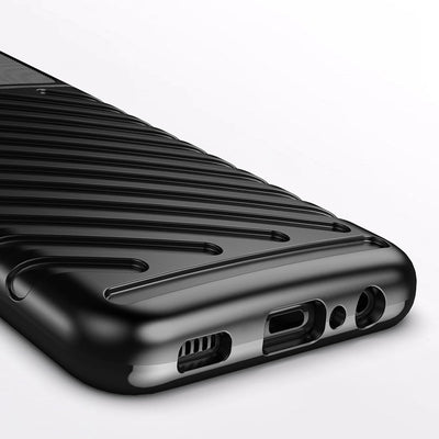 Thunder Case Flexible Tough Rugged Cover TPU Case for Samsung Galaxy A03s black — Hurtel