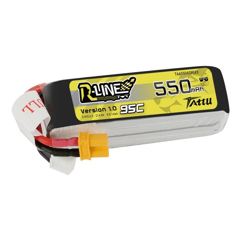 Battery Tattu R-Line 550mAh 14.8V 95C 4S1P - Image 1