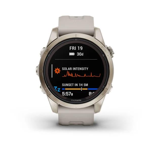 SMARTWATCH FENIX 7S PRO SOLAR/SAND/GOLD 010-02776-15 GARMIN