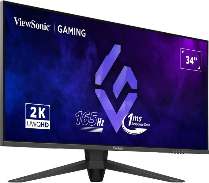 LCD Monitor VIEWSONIC 34" Gaming/21 : 9 Panel VA 3440x1440 21:9 165 Hz Matte 1 ms Swivel Height adjustable Tilt Colour Black VX3480-2K-PRO