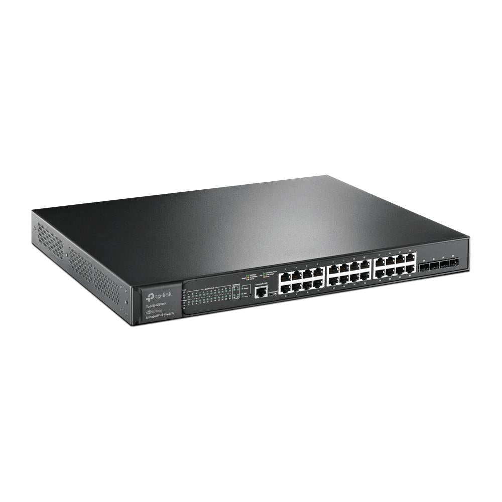 Switch TP-LINK Omada TL-SG3428XMP Type L2+ Rack 4xSFP+ 1xConsole 1 PoE+ ports 24 384 Watts TL-SG3428XMP