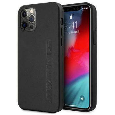 AMG Leather Hot Stamped Case for iPhone 12 Pro Max - Black — Mercedes
