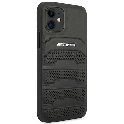 AMG Leather Debossed Lines case for iPhone 12 mini - black — Mercedes