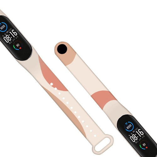 Strap Moro band for Xiaomi Mi Band 3 / 4 silicone strap watch bracelet pattern 6 — Hurtel