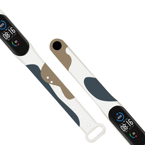 Strap Moro band for Xiaomi Mi Band 3 / 4 silicone strap watch bracelet pattern 12 — Hurtel