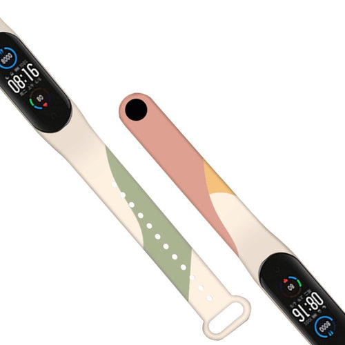 Strap Moro band for Xiaomi Mi Band 5 / 6 silicone strap watch bracelet pattern 5 — Hurtel