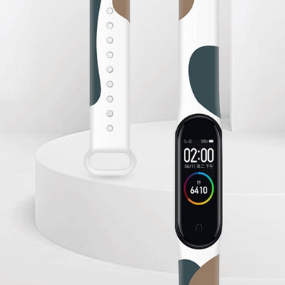 Strap Moro band for Xiaomi Mi Band 5 / 6 silicone strap watch bracelet pattern 6 — Hurtel