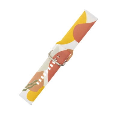 Strap Moro for Samsung Galaxy Watch 40 / 41 / 42 / 43 / 44 mm silicone bracelet watch band - pattern 7 — Hurtel