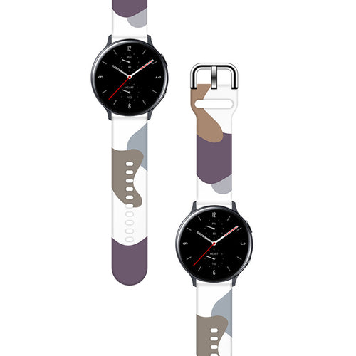 Strap Moro for Samsung Galaxy Watch 40 / 41 / 42 / 43 / 44 mm silicone bracelet watch band - pattern 9 — Hurtel