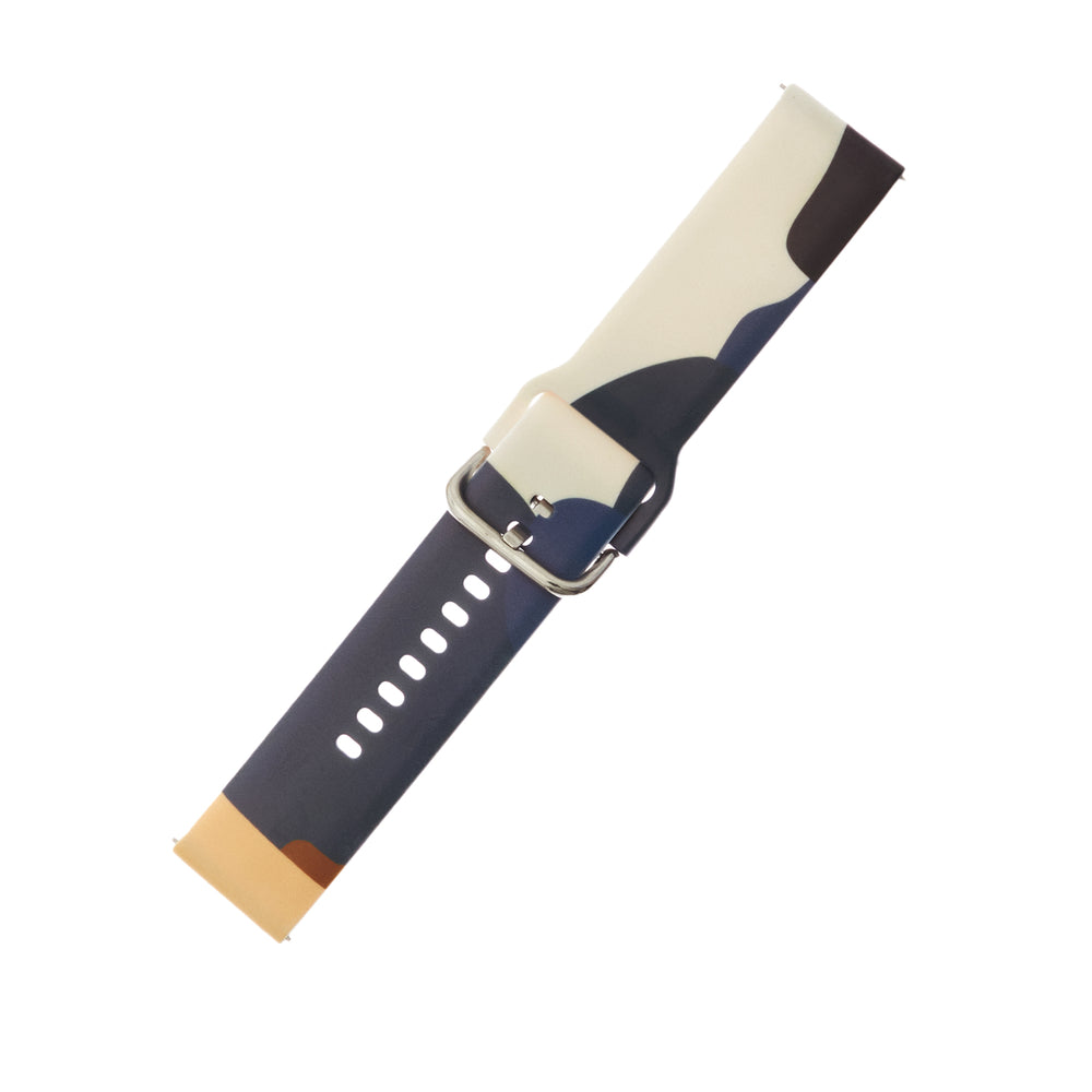 Strap Moro for Samsung Galaxy Watch 40 / 41 / 42 / 43 / 44 mm silicone bracelet watch band - pattern 13 — Hurtel