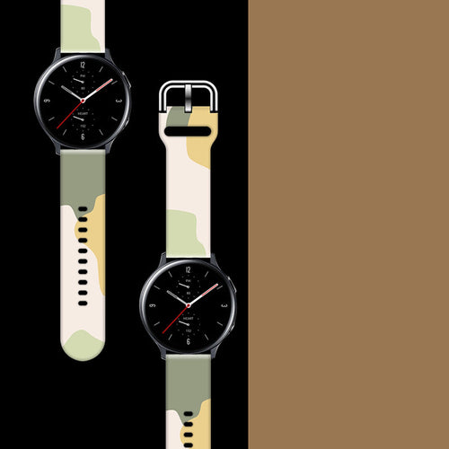 Strap Moro for Samsung Galaxy Watch 40 / 41 / 42 / 43 / 44 mm silicone bracelet watch band - pattern 14 — Hurtel