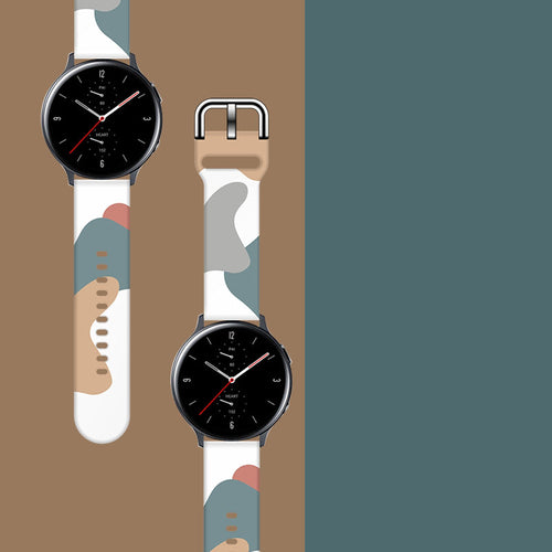 Strap Moro for Samsung Galaxy Watch 45 / 46 / 47 mm silicone bracelet watch band - pattern 2 — Hurtel